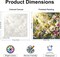 Paint by Numbers Kit for Adults Beginner, Flowers Butterfly Adult Paint by Number Kits on Canvas, Colorful Flowers DIY Acrylic Oil Number Painting Kits for Home Decor Gift 16"x16"